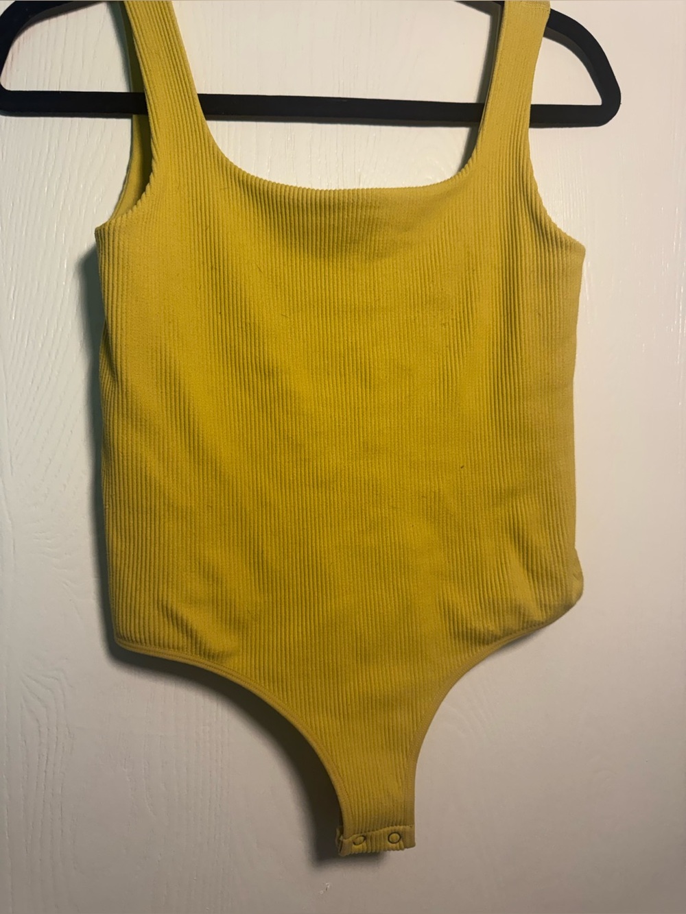 Mustard Yellow One-Piece Bodysuit